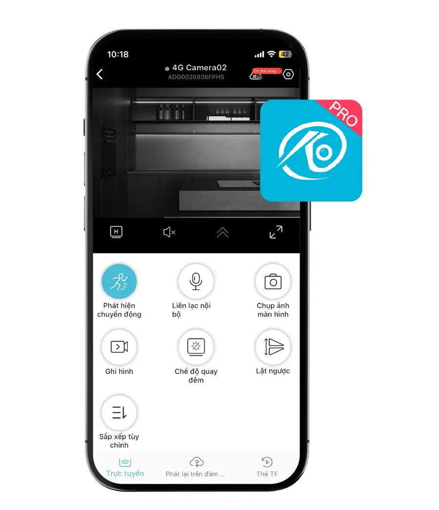 Ứng dụng O-KAM Pro tiếng Việt điều khiển camera DA3 Pro